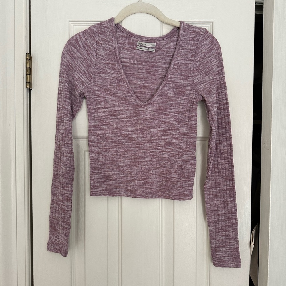 Urban Outfitters V-neck long sleeve top